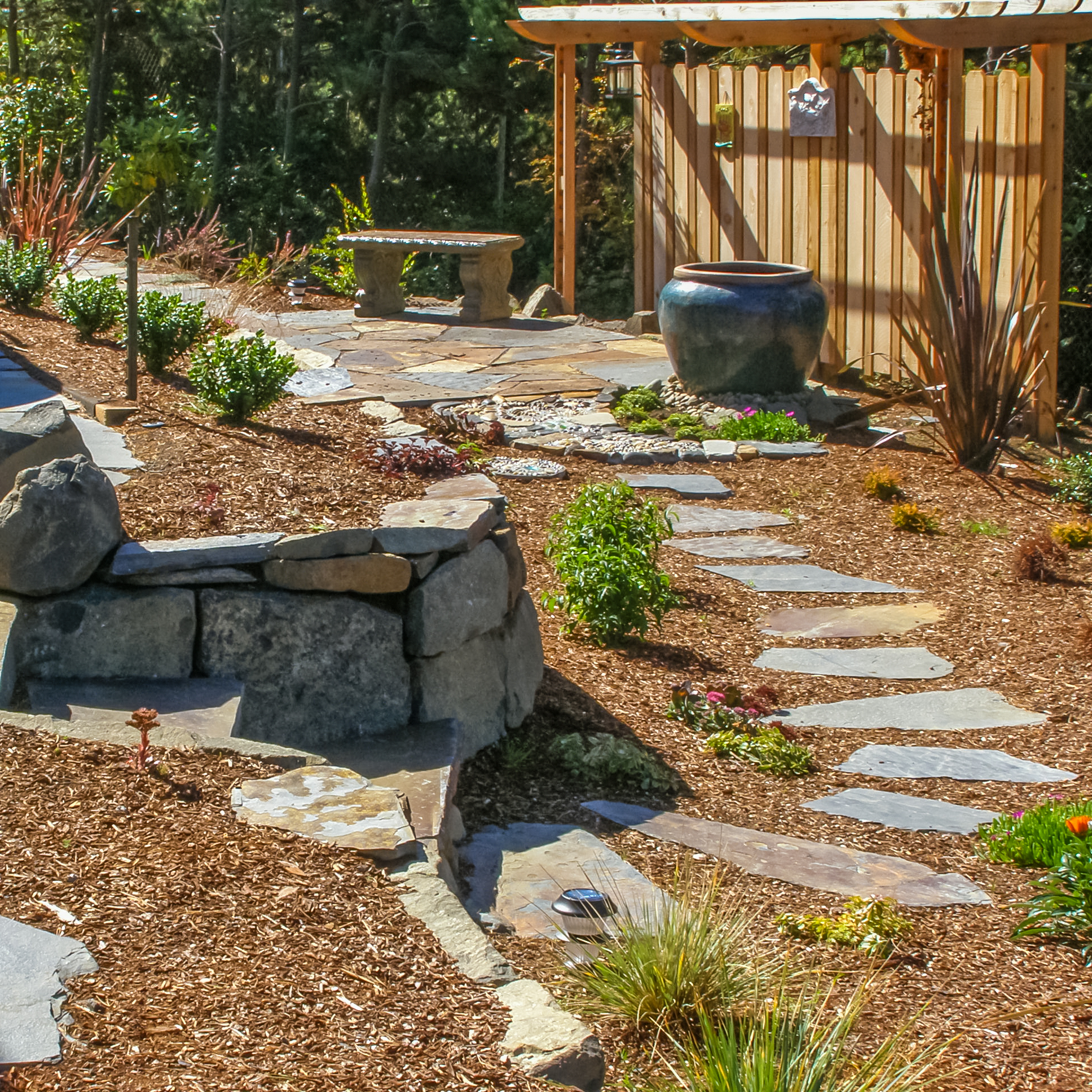 Custom Stonework by Central Coast Landscaping